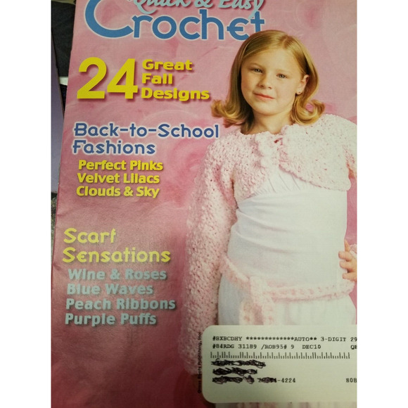 crochet books good used lot hats-scarfs-caps-gloves and more 1-9 - Picture 8 of 16